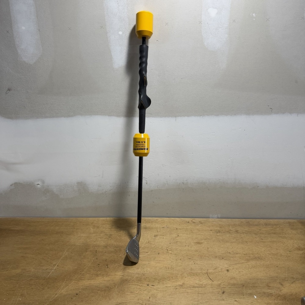 Momentus Golf 11.5 Lb Strength Trainer Swing Training Aid 28.5" Yellow RH